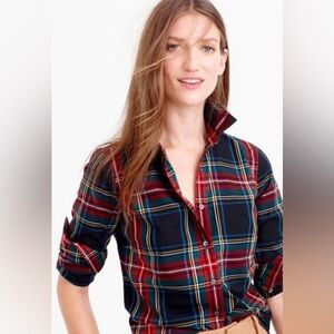 J. CREW New Tartan Plaid Slim Fit Button Down size4